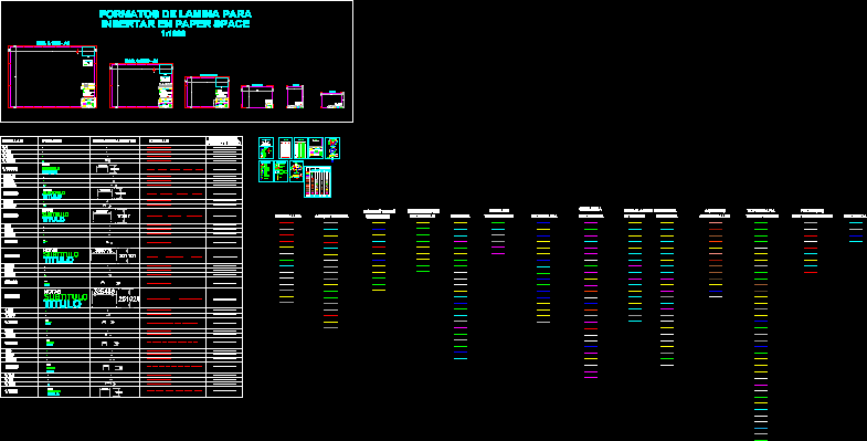 autocad dwg organizational chart template